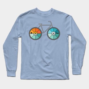 bicycle landscape Long Sleeve T-Shirt